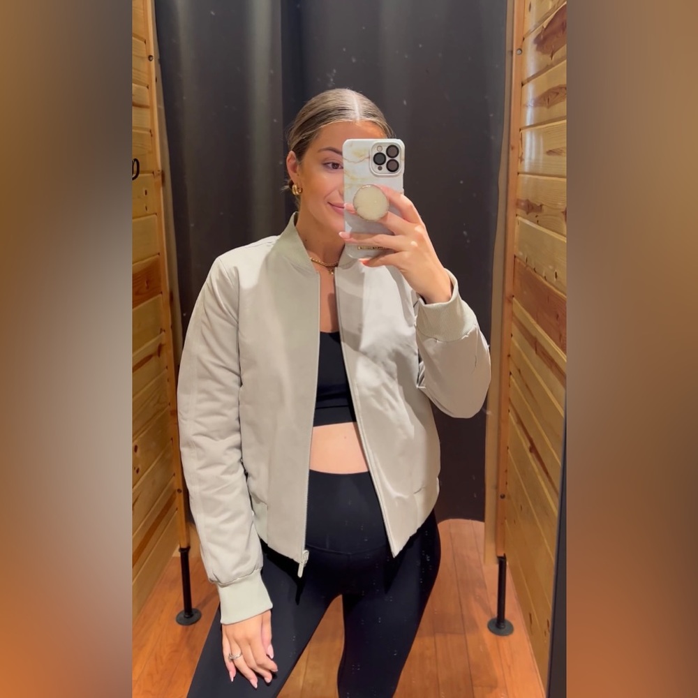 NWOT Lululemon Non Stop Cotton Bomber Jacket